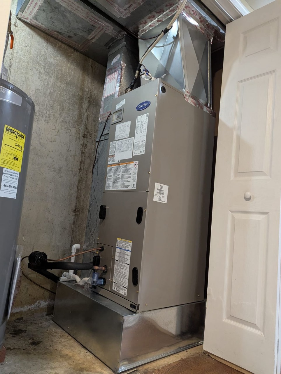 Recent HVAC installation 6