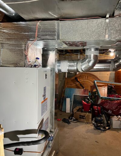 Indoor Furnace and Ductwork Installation – Complete HVAC System Setup